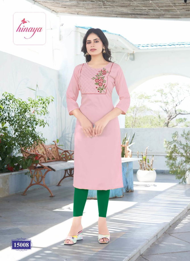 Kareena Vol 15 By Hinaya Designer Kurtis Catalog